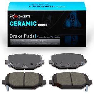 Chrysler Town & Country Brake Pads - Rear - R1 Concepts - R1 Ceramic - `12-`20